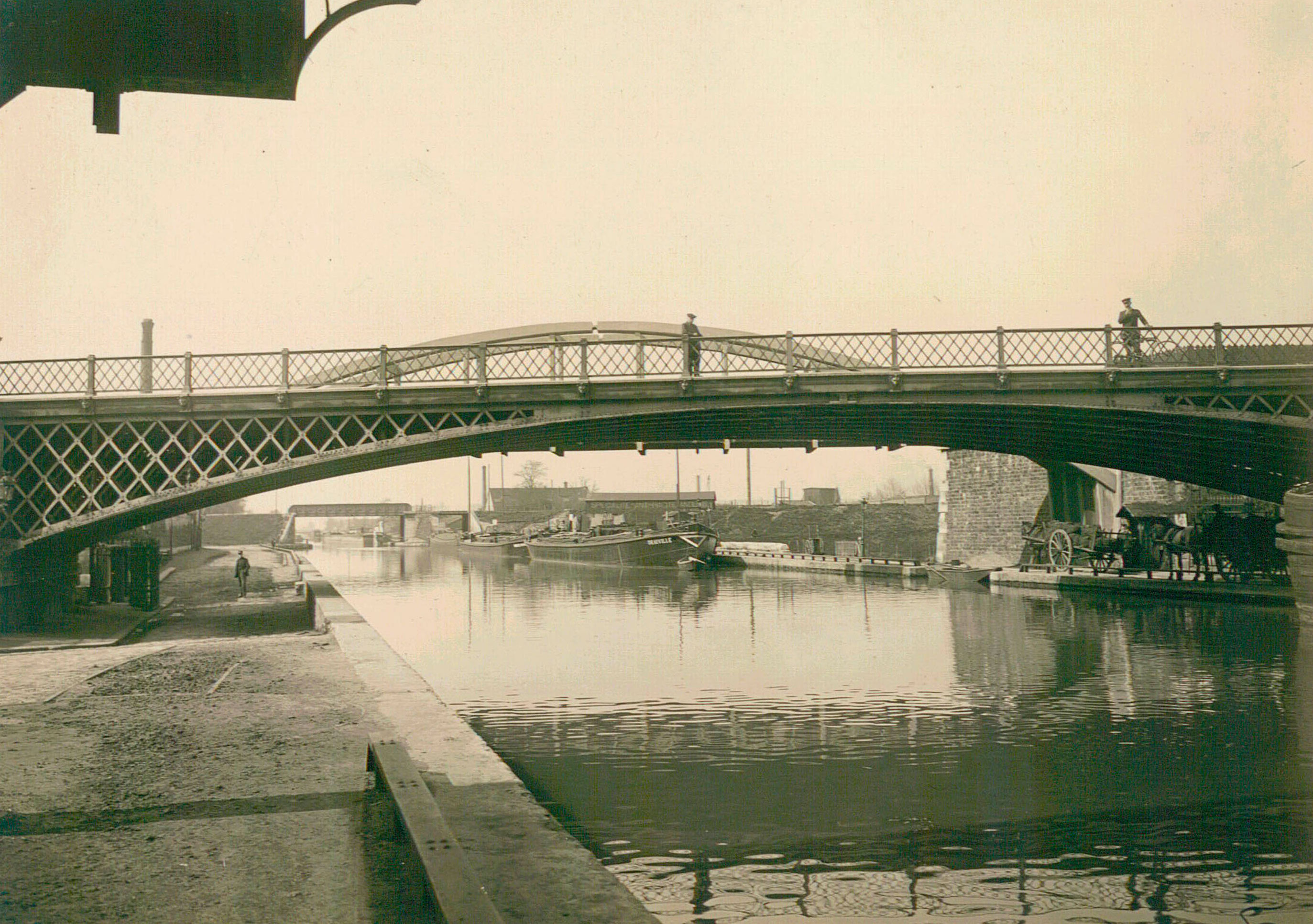 Passage Canal Saint-Denis, Pont de Flandre, XIXe
