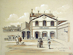 L’ancienne gare d’Auteuil, 78 rue d’Auteuil, 16e arrondissement, Jules-Adolphe Chauvet, 1891