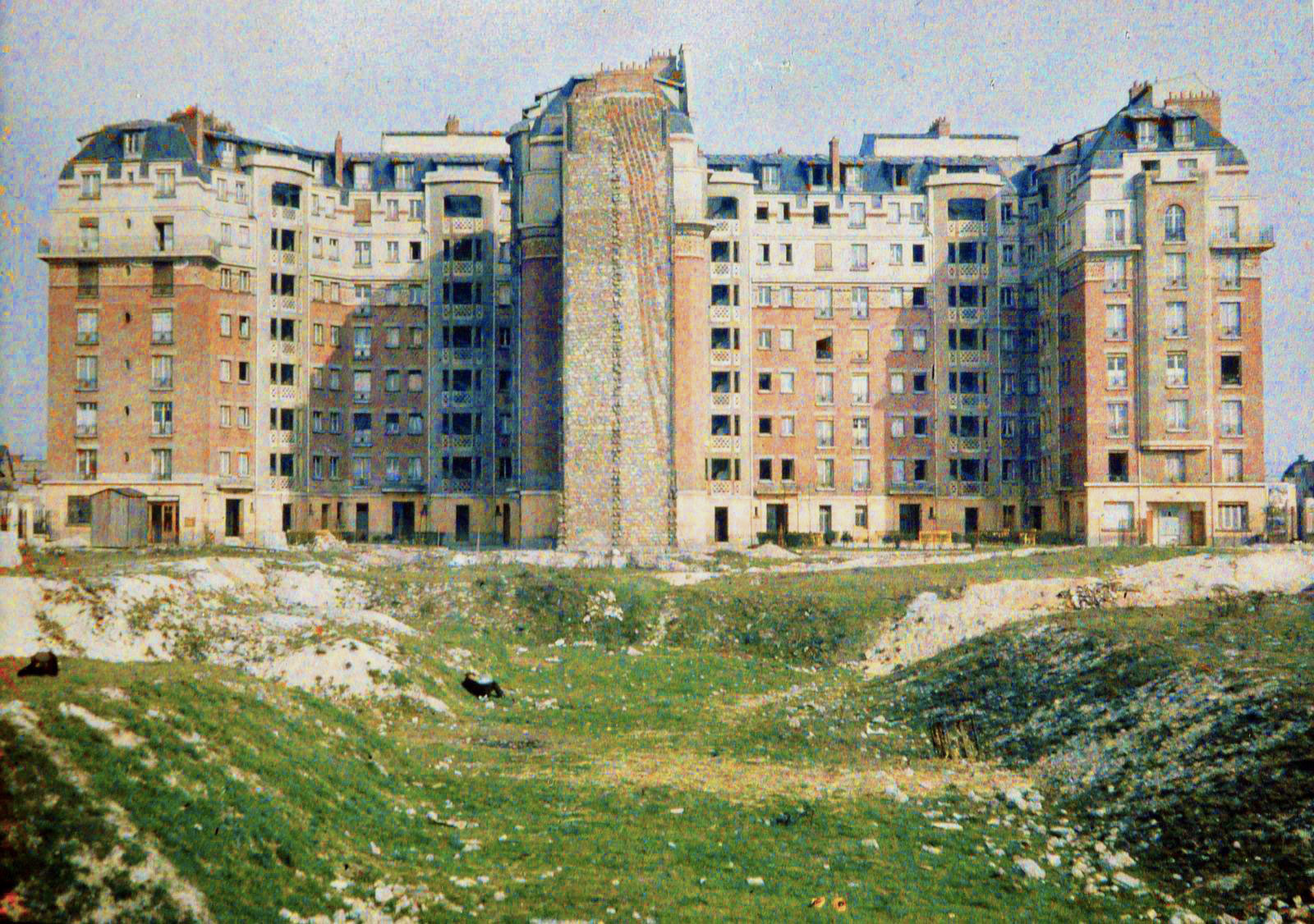 Démolition des fortifications et reconstruction d’immeubles (HBM), porte d’Orléans