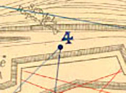 04-Bercy - Vue prise depuis l'enceinte entre les bastions 1 et 2 (12e) - vers banlieue
