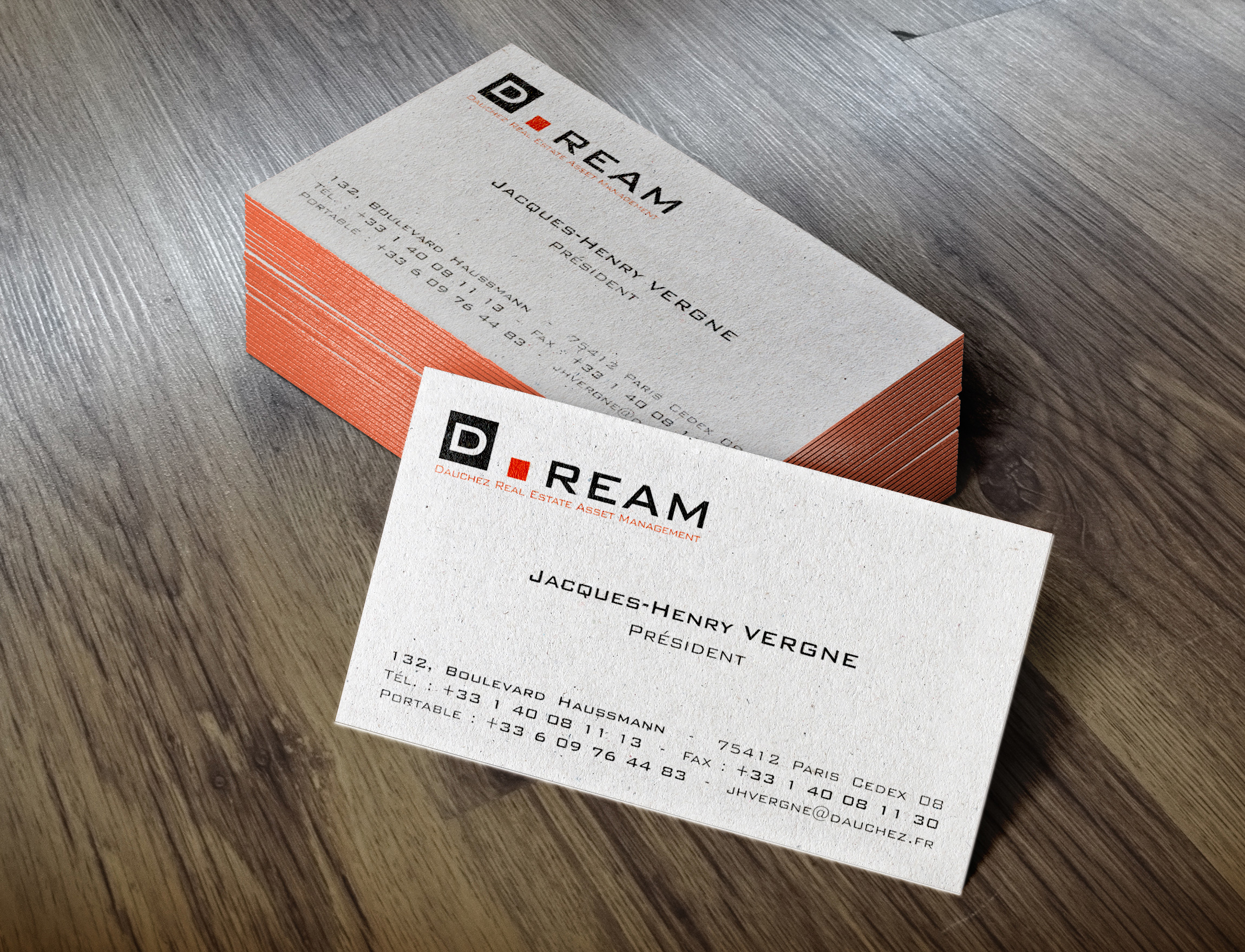 Création du logo D.Ream et carte de visite