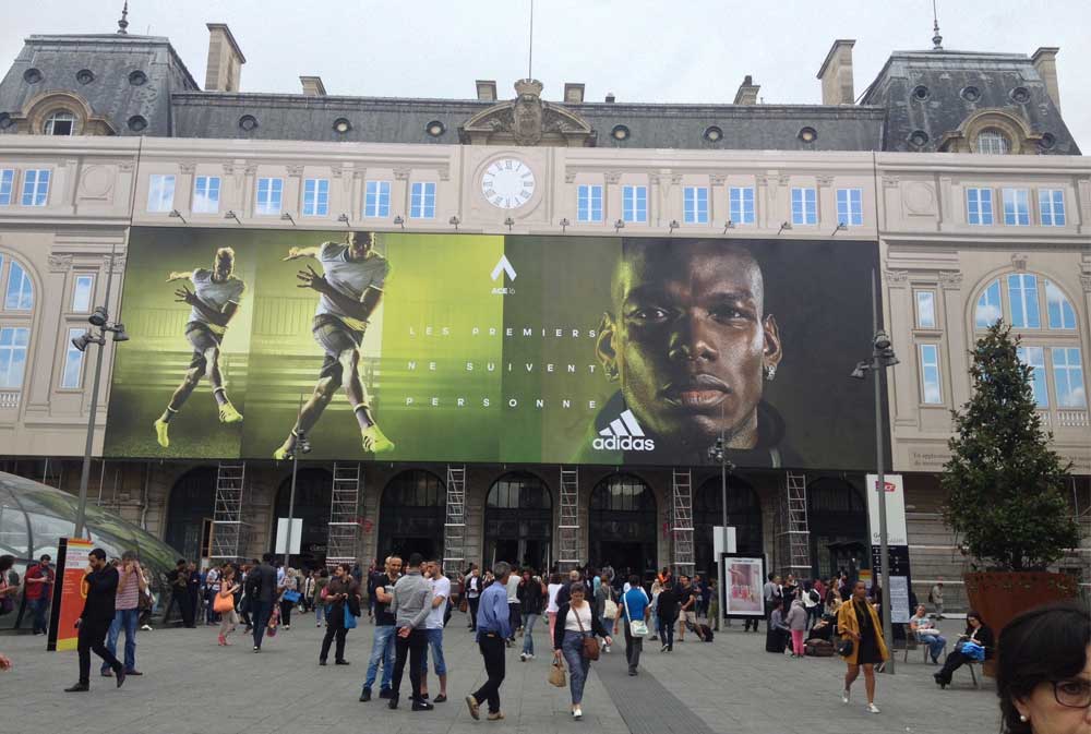 Toile Cour de Rome - Gare Saint-Lazare