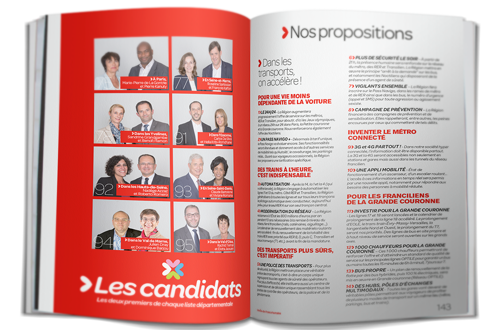 Pages Candidats et propositions
