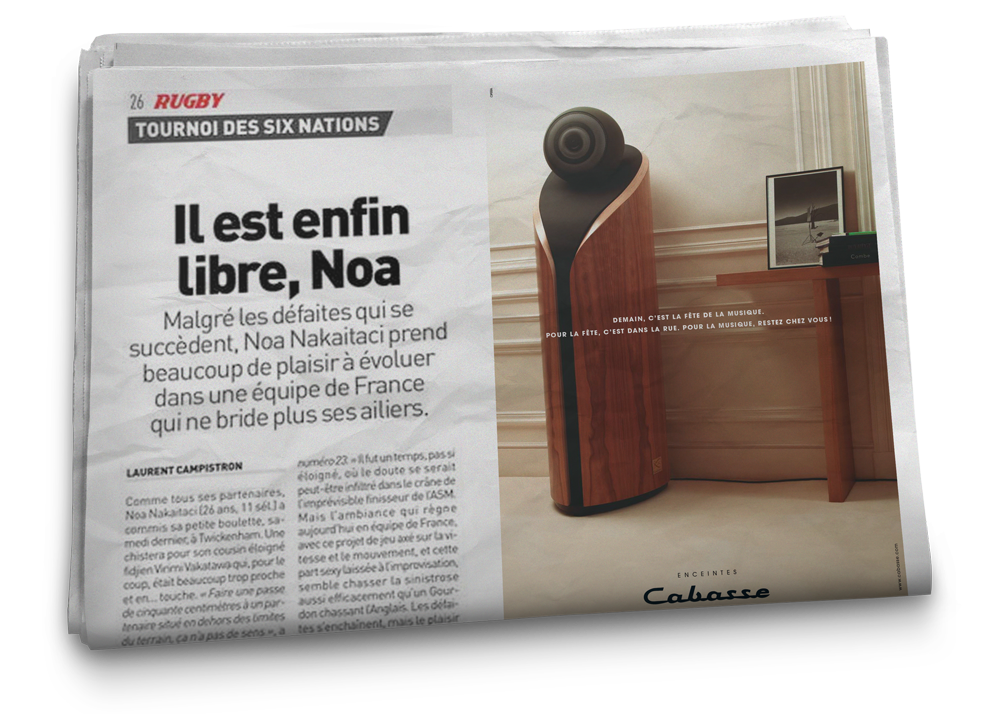 Annonce presse journal L'Équipe