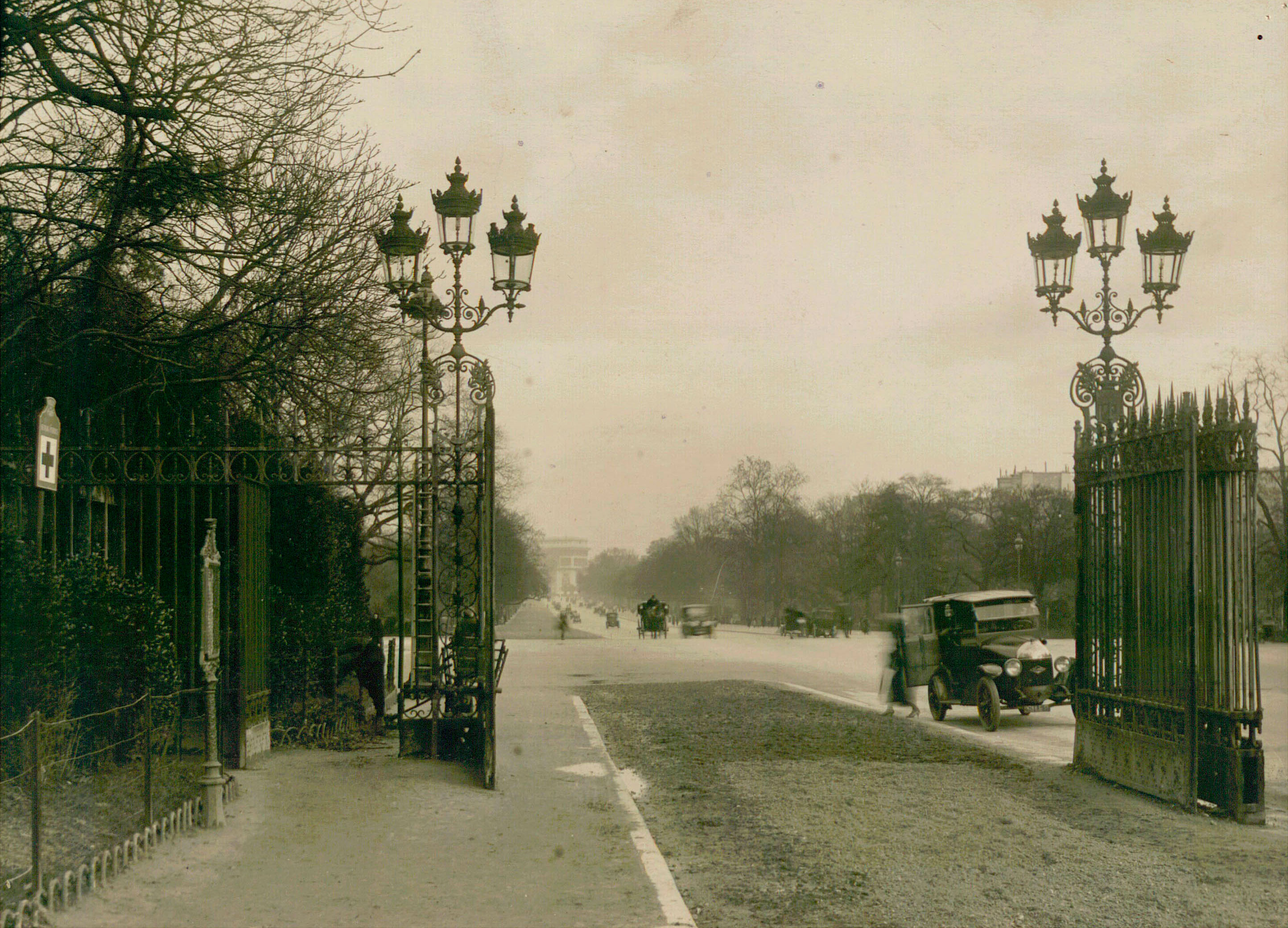 Porte Dauphine, vers Paris XVIe, Charles Lansiaux, 1919